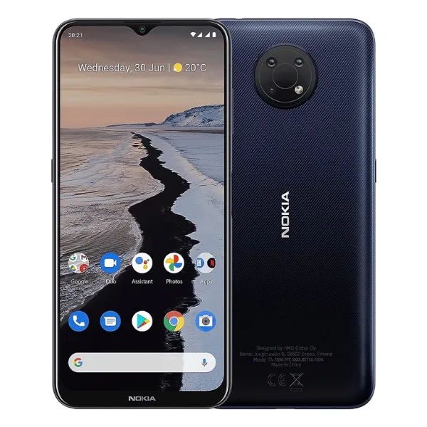 Striking Blue Nokia G10 smartphone. Stand out from the crowd with a stylish design perfect for any occasion (UK).
