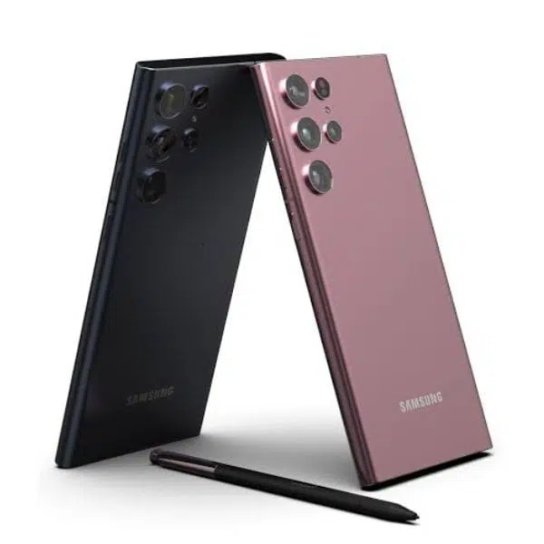 Samsung S22 Ultra Burgundy - Stunning Design & S Pen Productivity (UK)