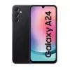 Samsung Galaxy A24 smartphone in various colors on a vibrant background. (Samsung Galaxy A24 smartphone)