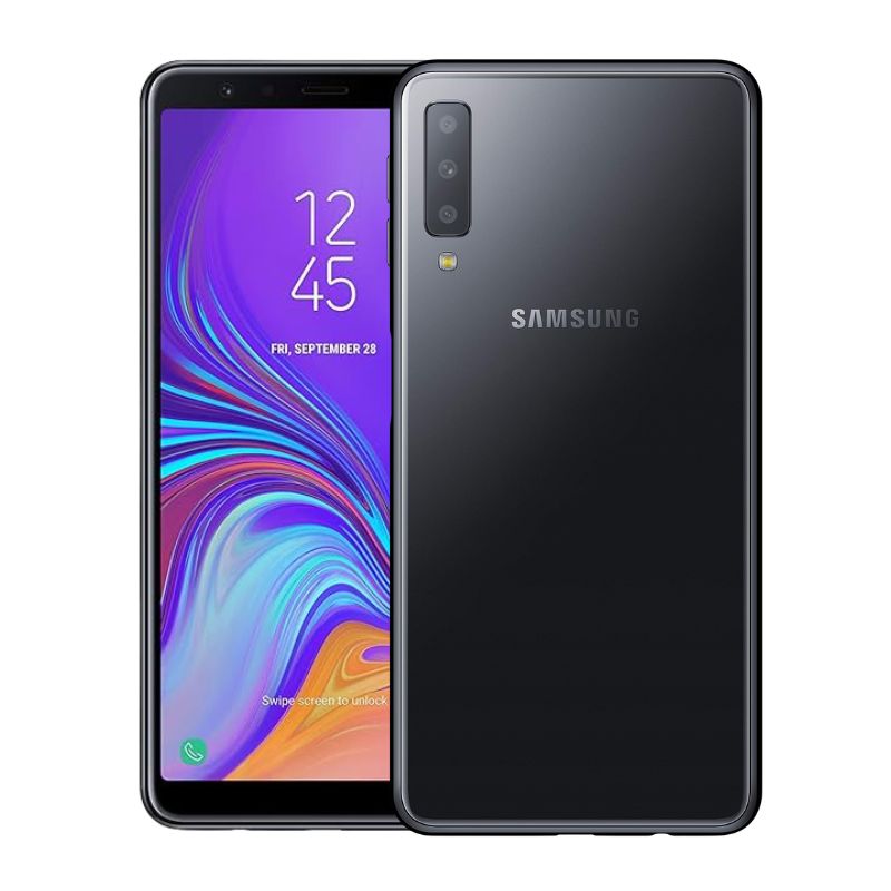 Samsung A7 2018 - Unlocked A Grade - 64GB - Black