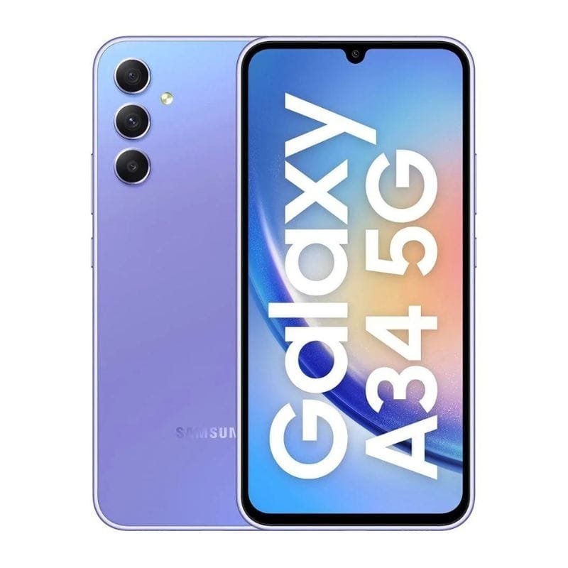 Samsung Galaxy A34 5G - (6GB+128GB) - Unlocked A Grade Violet