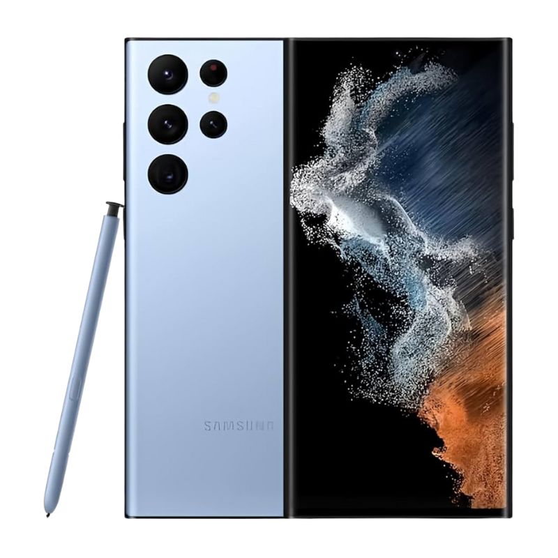 Samsung Galaxy S22 Ultra - New (A Grade) - 128GB - Unlocked - Sky Blue