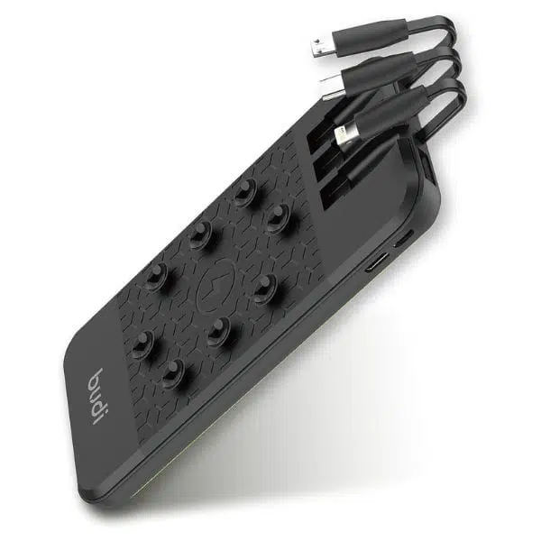 Budi All-in-One Power Bank with USB and Wireless Charging