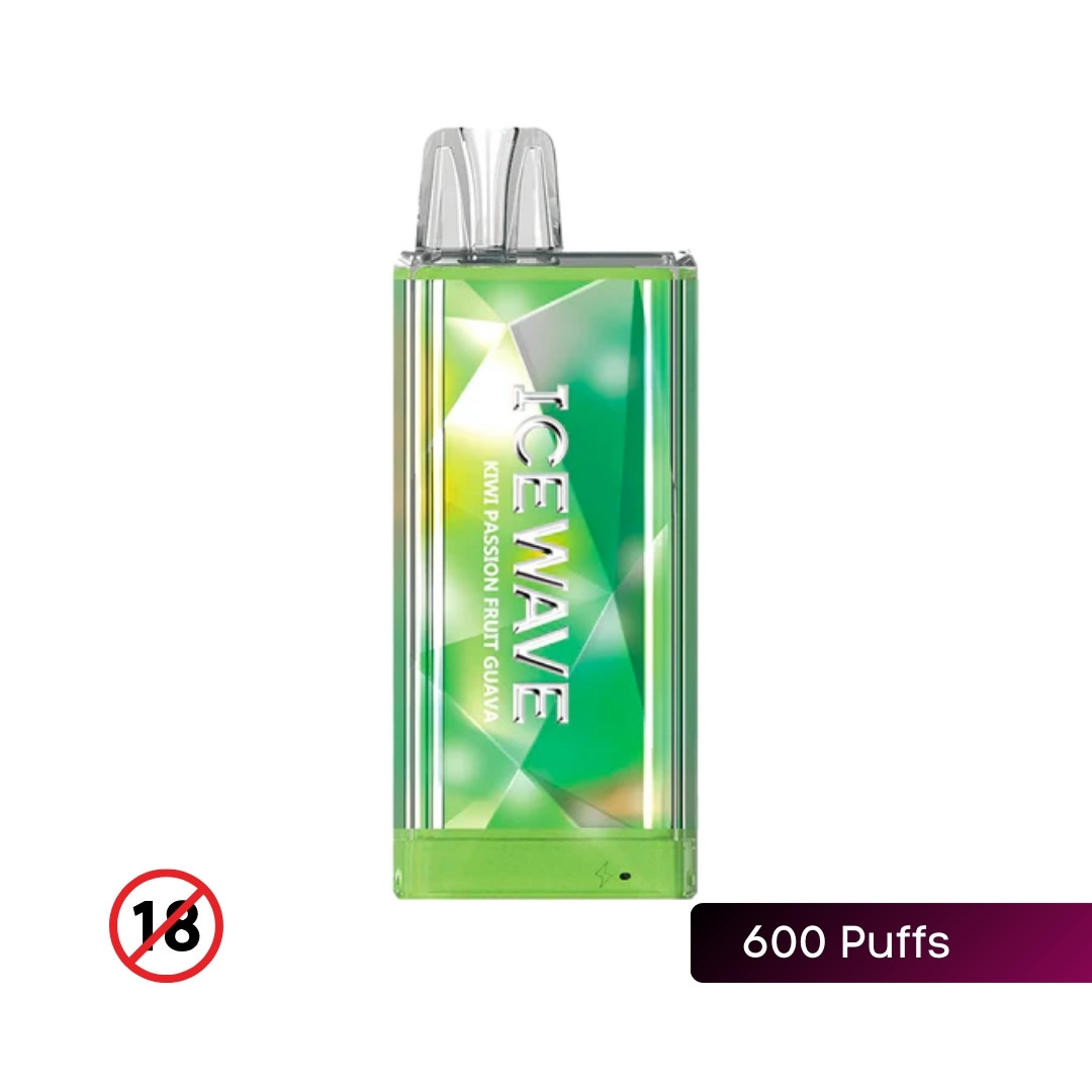 Icewave B600 Kiwi Passion Fruit Guava Disposable Vape - 600 Puffs