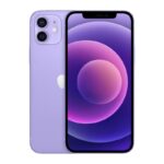 Refurbished purple iPhone 12 with dual-camera system