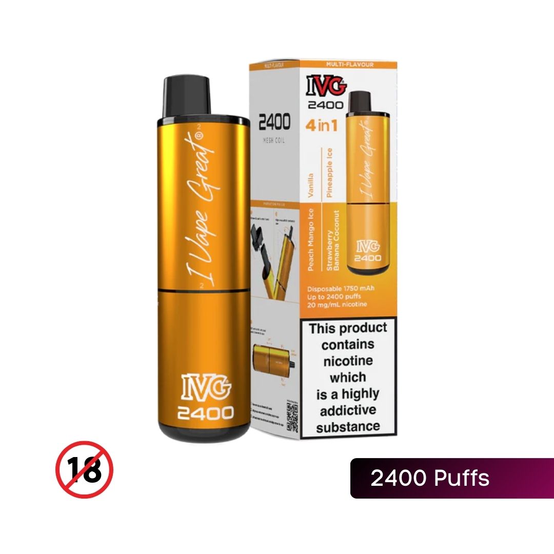 IVG 2400 Disposable Vape Exotic Edition - Exotic Fruit Flavor Blend