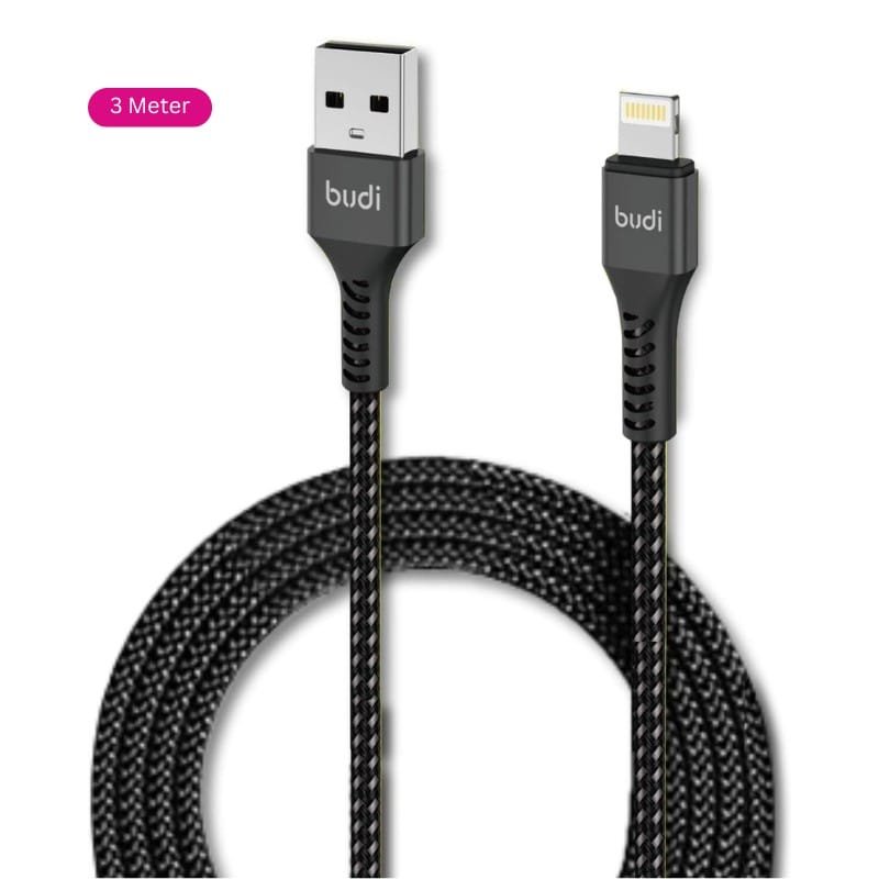 BUDI USB to iPhone Charging Cable - 3 Meter