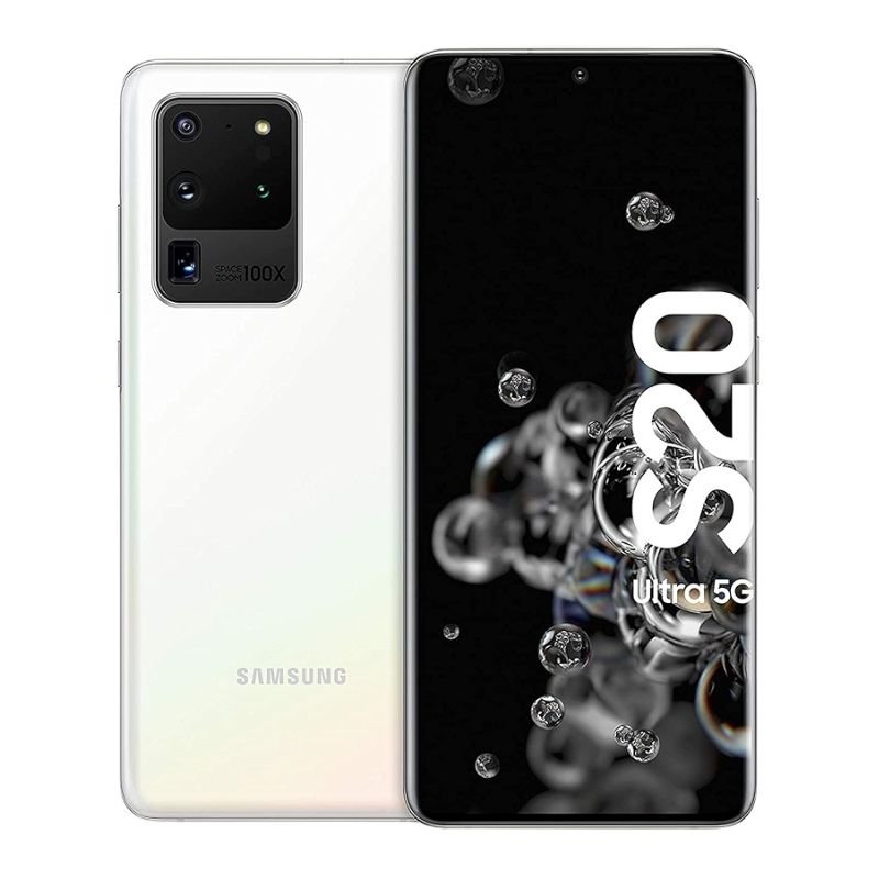Samsung Galaxy S20 Ultra - New (A Grade) - 128GB - Unlocked - Cloud White